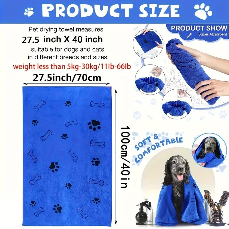 Super Absorbent Microfiber Pet Towel
