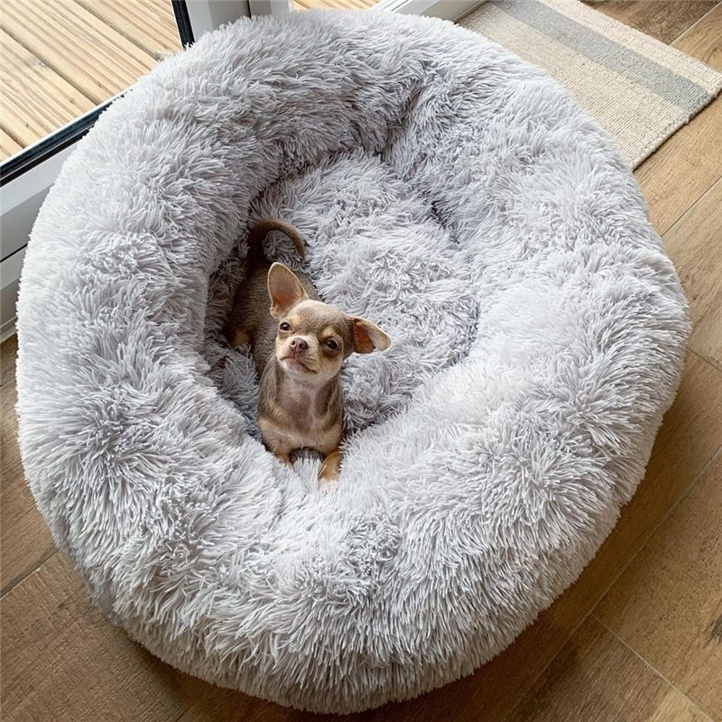 Super Soft Dog Bed Washable Long Plush