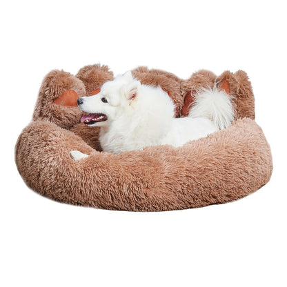 Cute Dog Bear Paw Shape Dog Bed