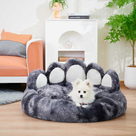 Cute Dog Bear Paw Shape Dog Bed